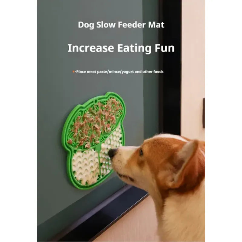 Lick Mat for Dogs & Cats — Calming Slow Feeder Silicone Mat