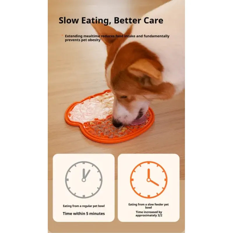 Lick Mat for Dogs & Cats — Calming Slow Feeder Silicone Mat