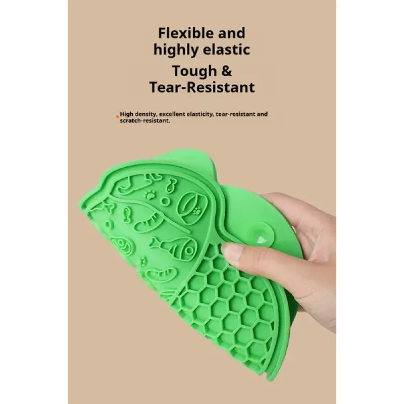 Lick Mat for Dogs & Cats — Calming Slow Feeder Silicone Mat