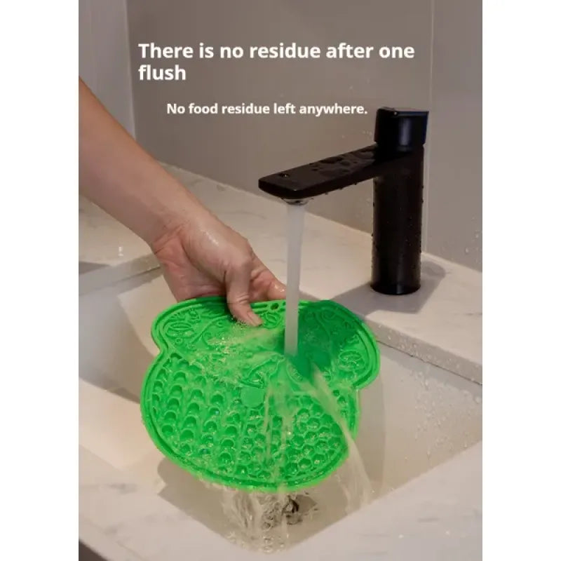 Lick Mat for Dogs & Cats — Calming Slow Feeder Silicone Mat