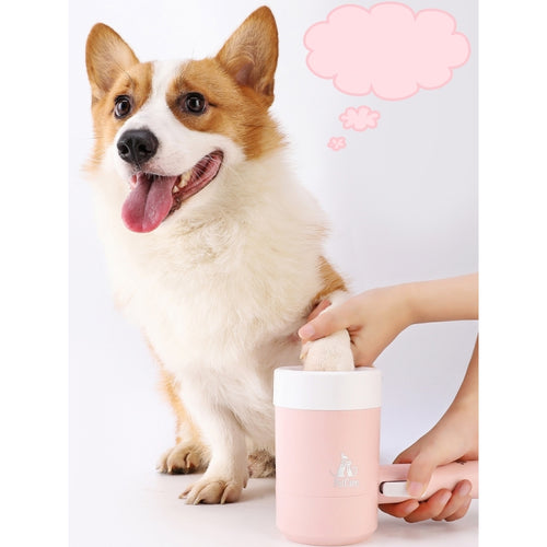 Dog Paw Cleaner Cup — Silicone Soft Bristle Foot Washer